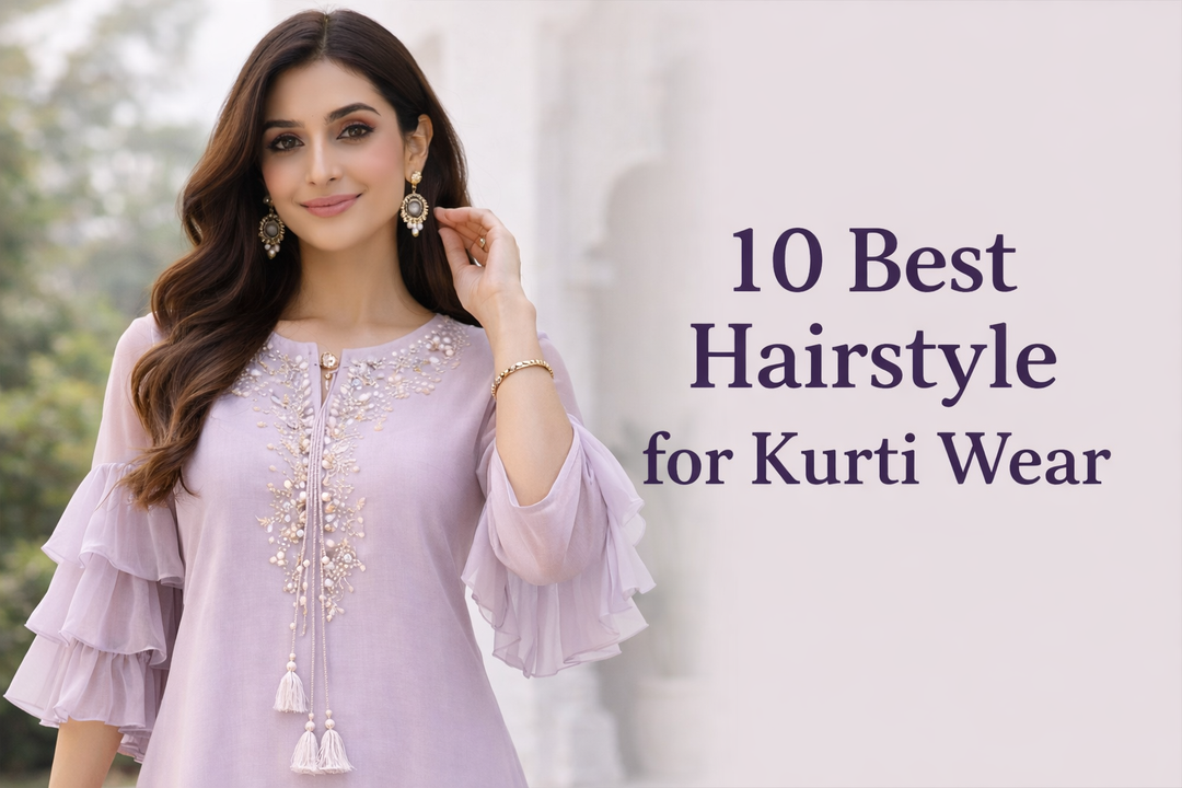 Hairstyle for Kurti Wear - 10 Simple style