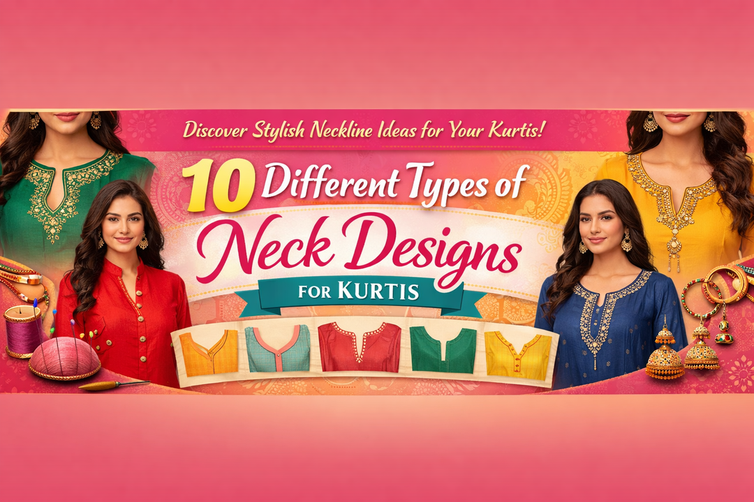 Different Types of Neck Designs for Kurtis