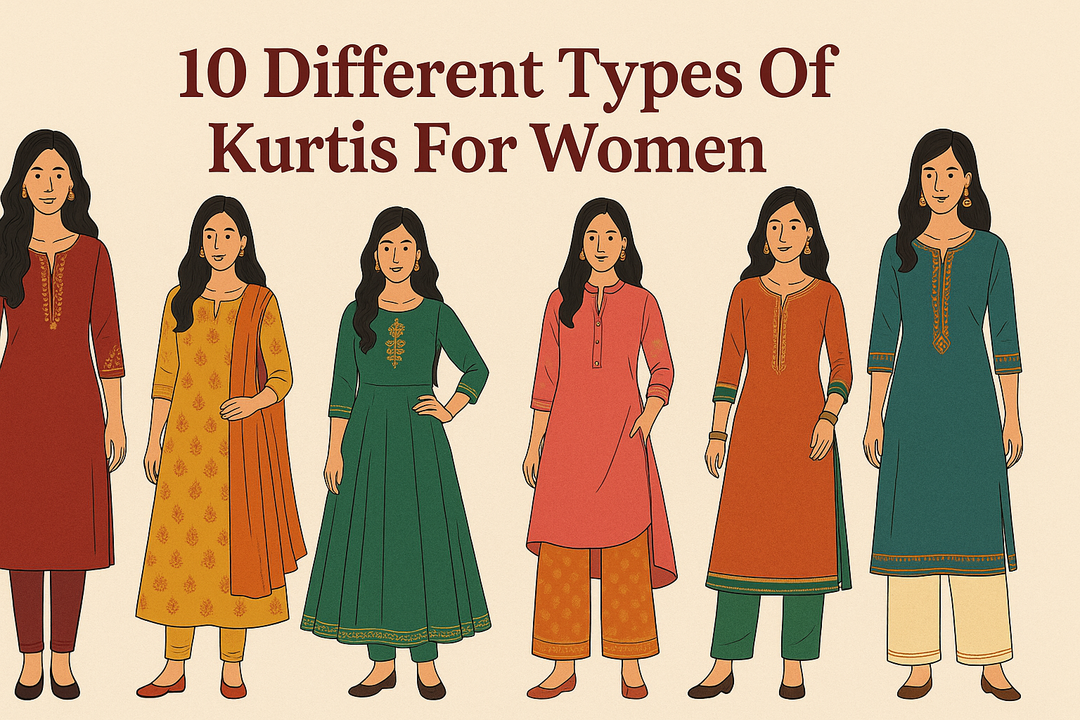different types of kurtis for women
