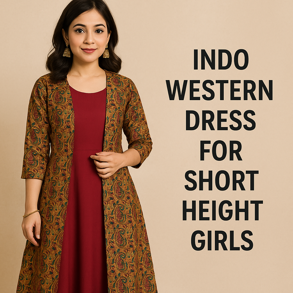 Indo Western Dress for Short Height Girls