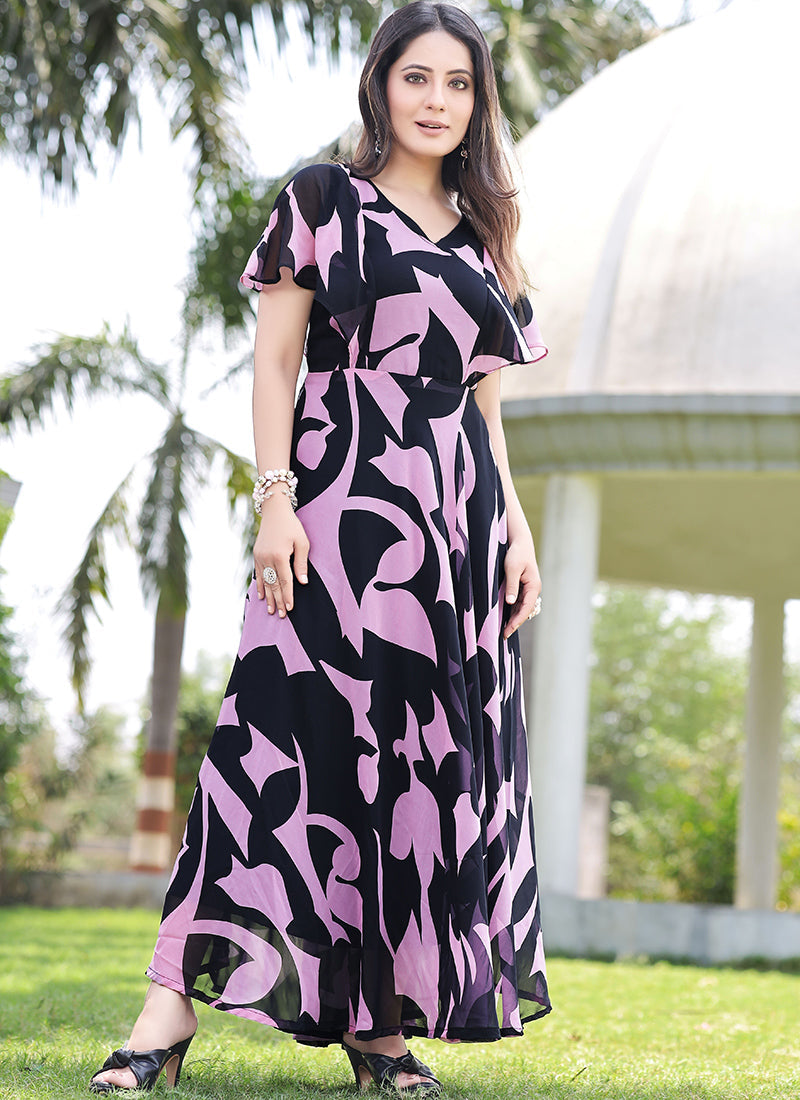 black and lavender dress Long Sleeve Black Wedding Dress A-Line Bridal Gown with Lace Chapel Train COCOMELODY CW3351, 45 Days / As Picture:Black/Purple / US12-UK14-EUR42