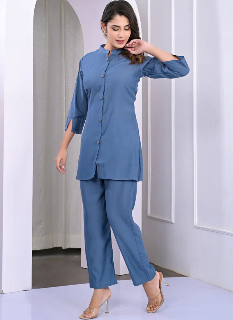 Blue Color Causal Cord Set