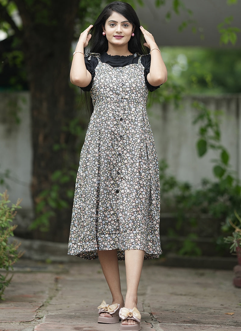 grey western dress for women Lcziwo Western Dresses for Women Cowgirl Halloween Ruffed Gothic Dress Sleeveless High Low V Neck Sundress Vintage Casual Summer 2025 Outfits Gray,S