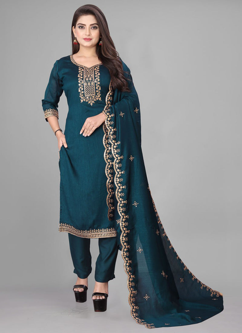 Rama Cotton Blend Traditional Kurta Set