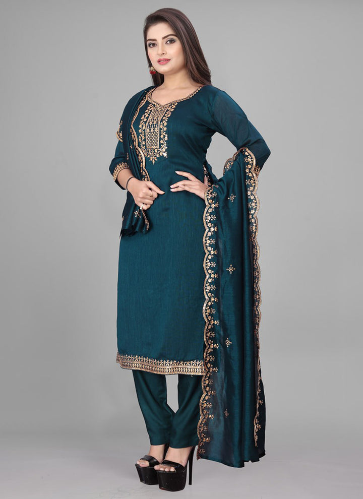 Rama Cotton Blend Traditional Kurta Set