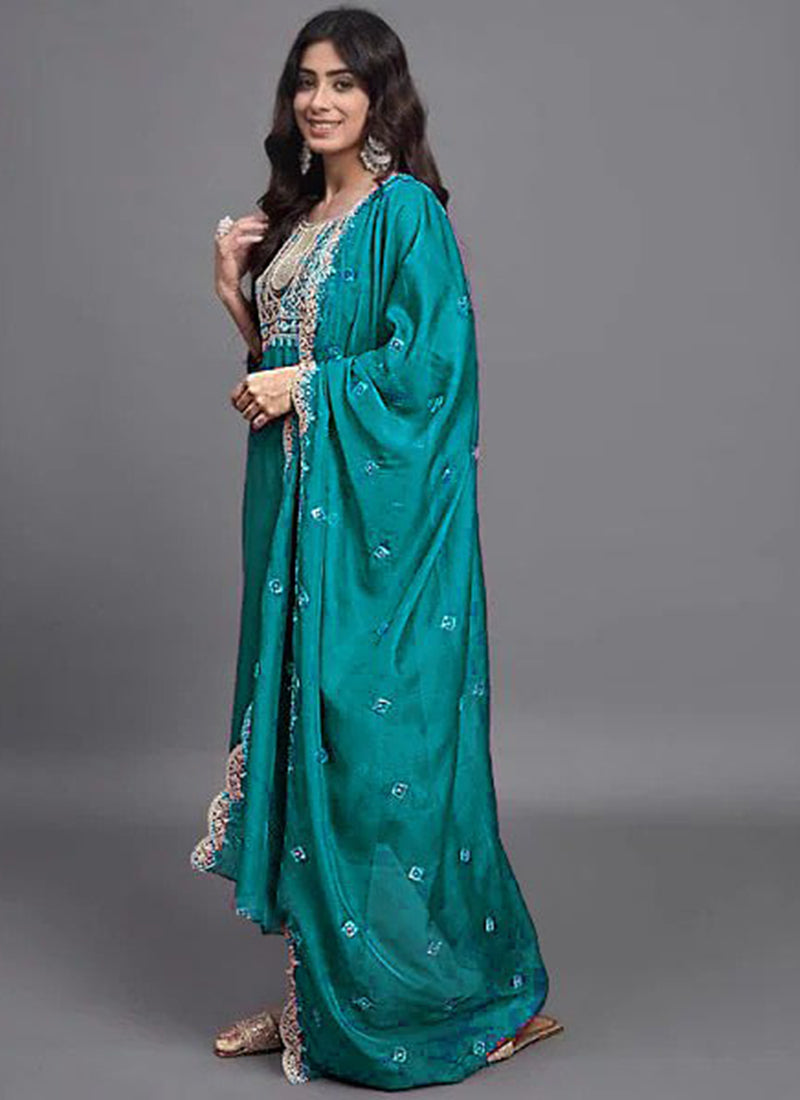 Rama Cotton Blend Embroidered Kurta Set