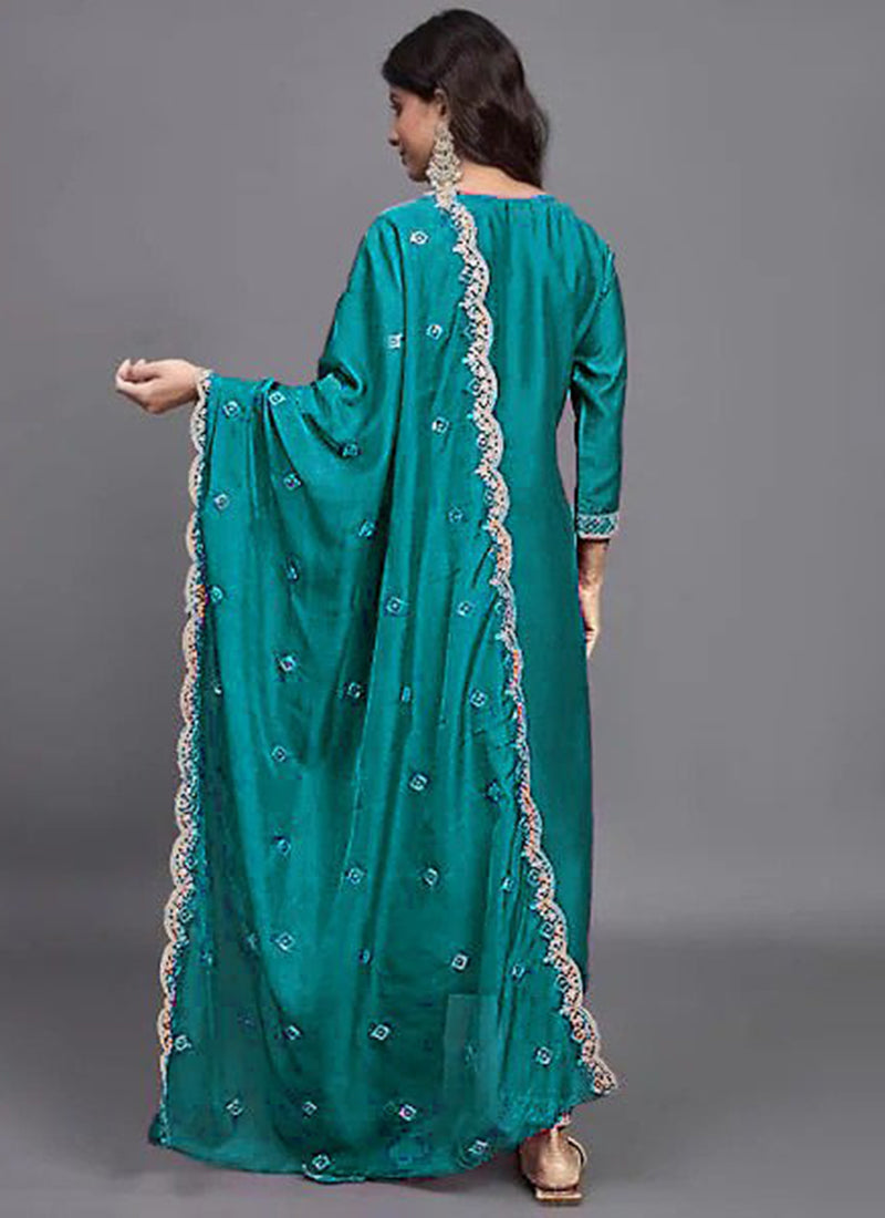 Rama Cotton Blend Embroidered Kurta Set