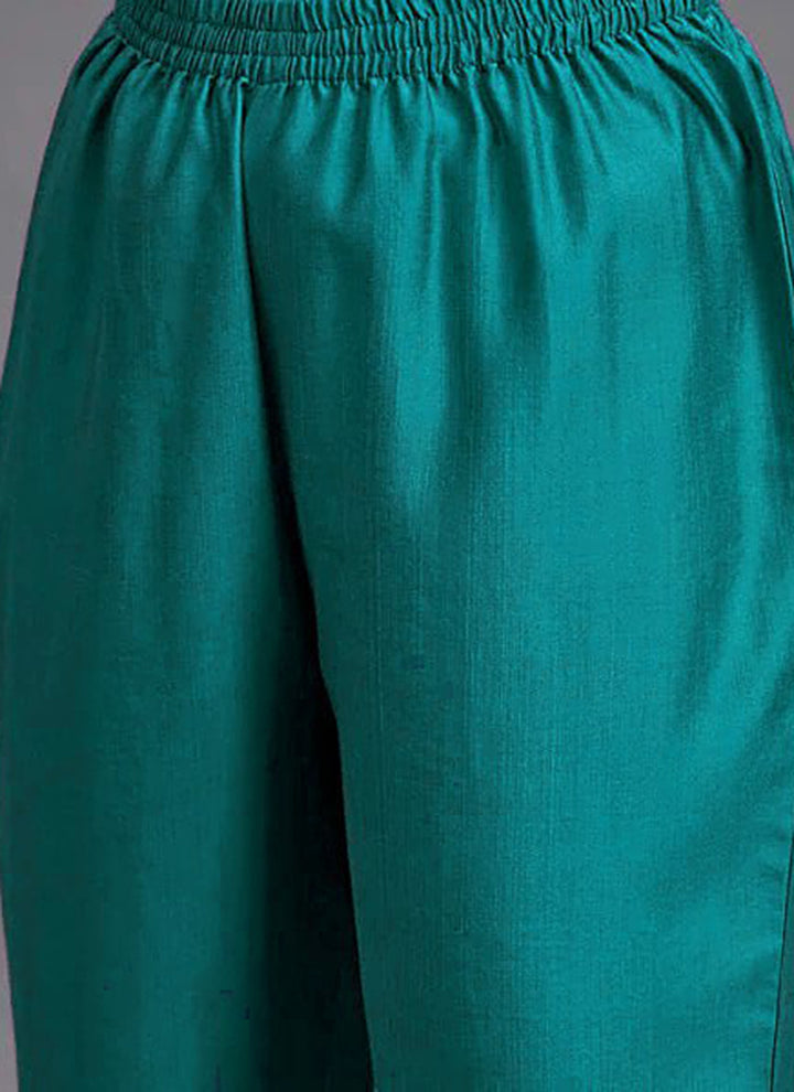 Rama Cotton Blend Embroidered Kurta Set
