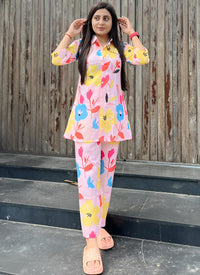 Multi Color Digital Printed Cotton Cord Set