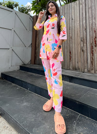 Multi Color Digital Printed Cotton Cord Set