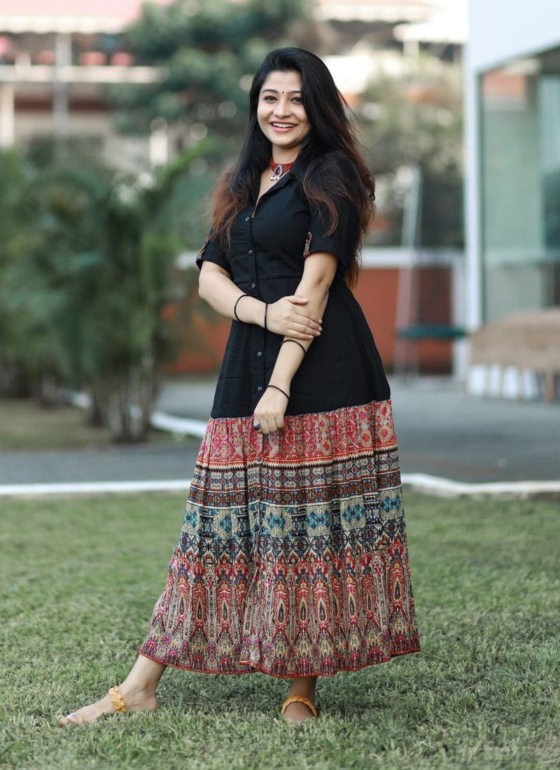 Rajvadi Printed Maxi Dress