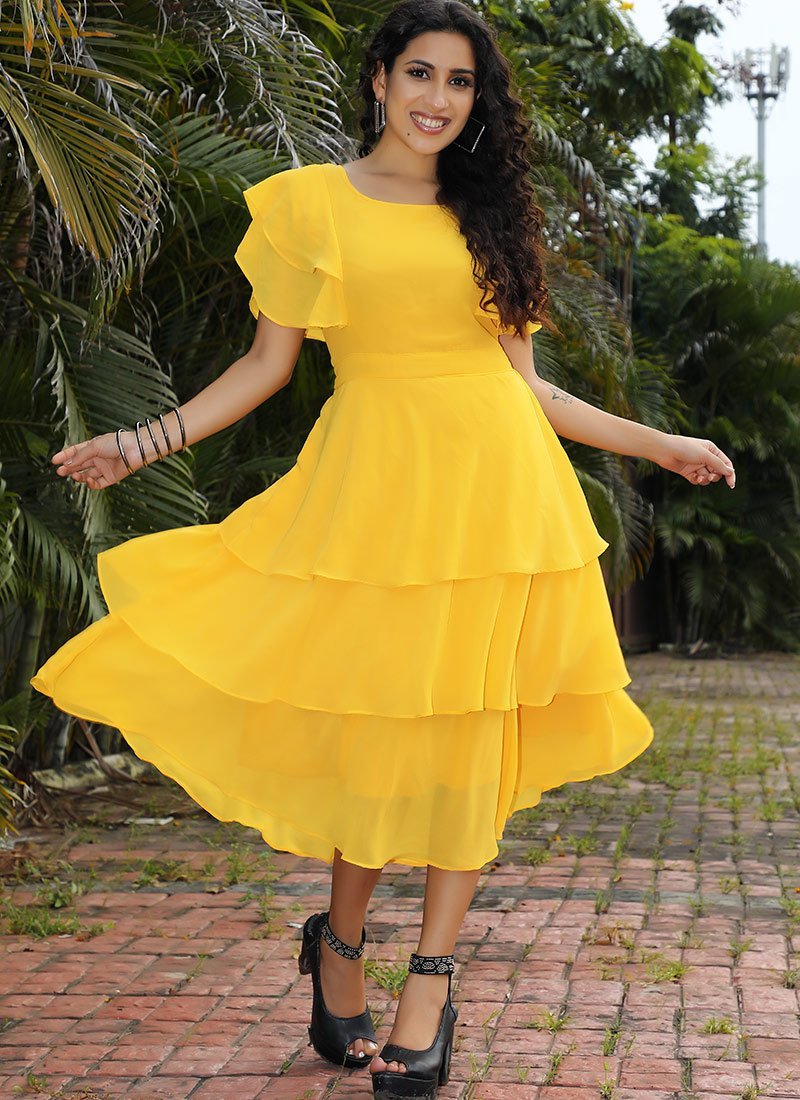 Yellow Dress Long Sleeves | Autumn Dress Women Yellow - Spring - Aliexpress