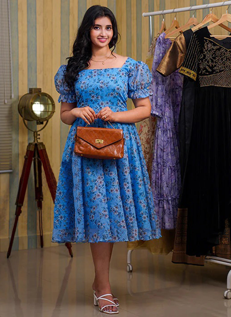 Anarkali Half Sleeve Designer Madras Checks Khadi Cotton Dress at Rs  290/piece in Surat
